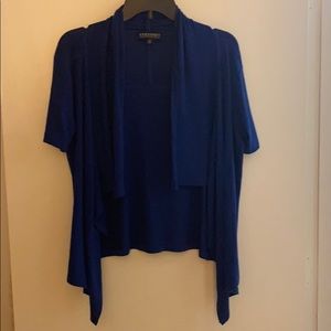 Context short sleeve coverup